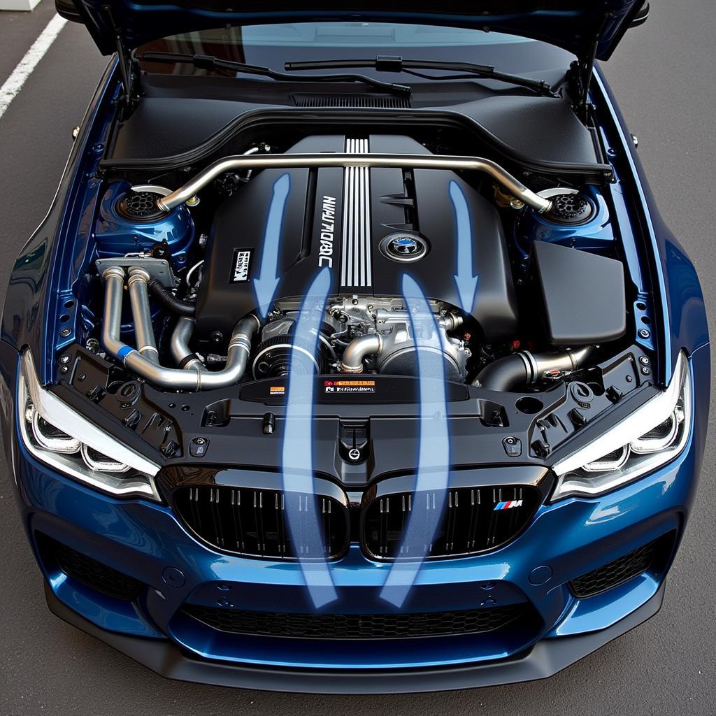 BMW M5 Engine Bay Overview