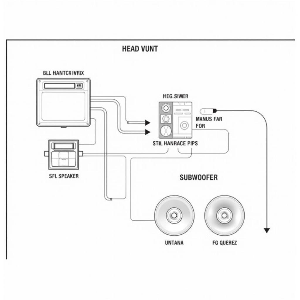 BMW Professional Audio System Components Diagram