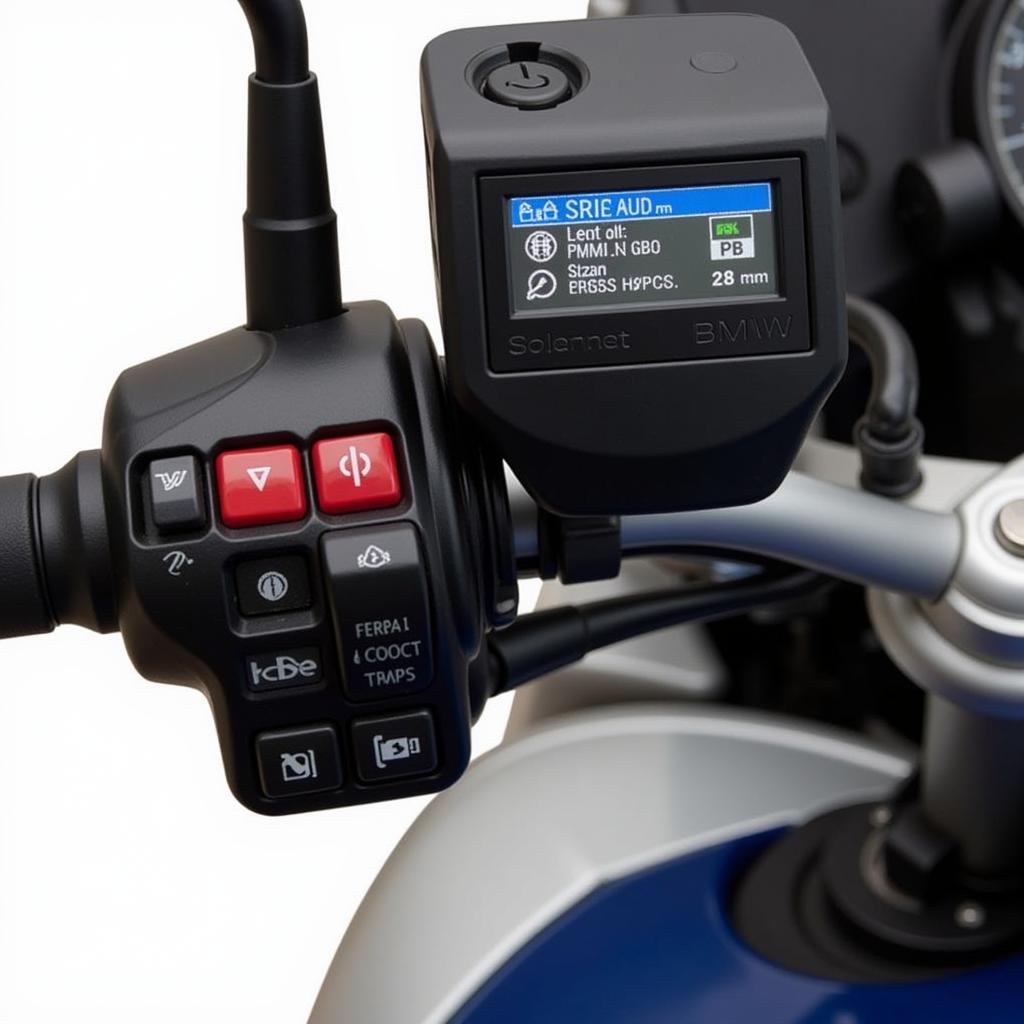 BMW R1200RT Audio Controls