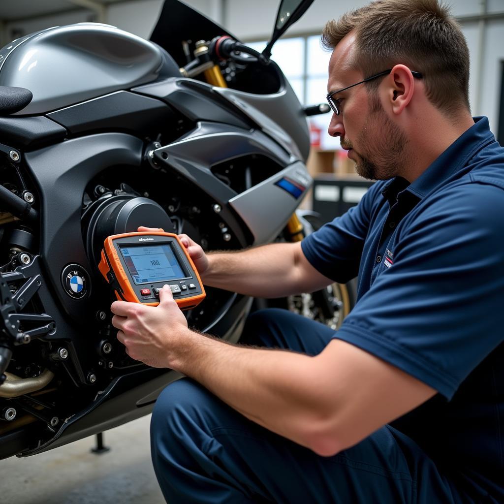 BMW S1000RR Mechanic Inspection