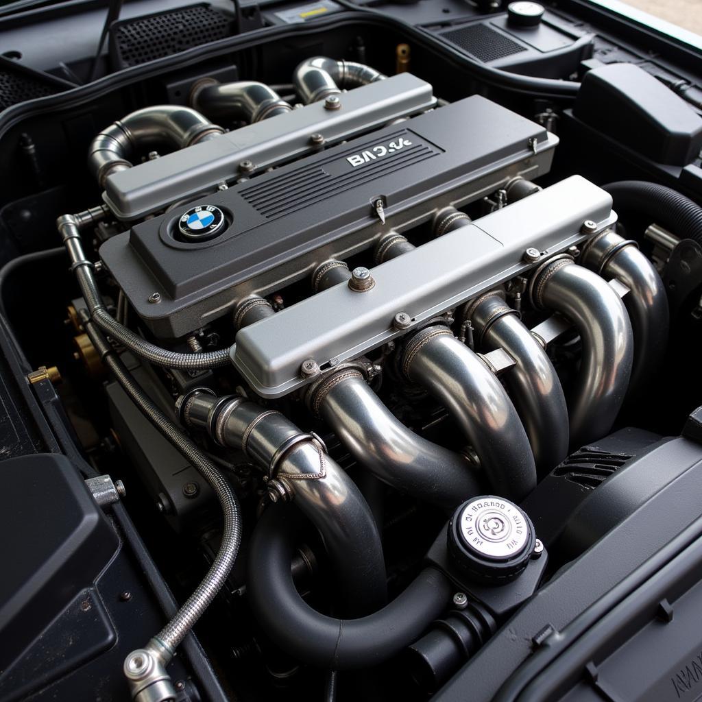 BMW V12 LMR Engine Detailed View