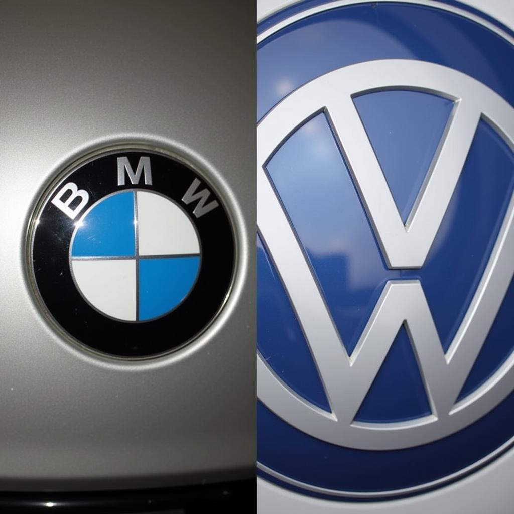 BMW and VAG Logo Comparison