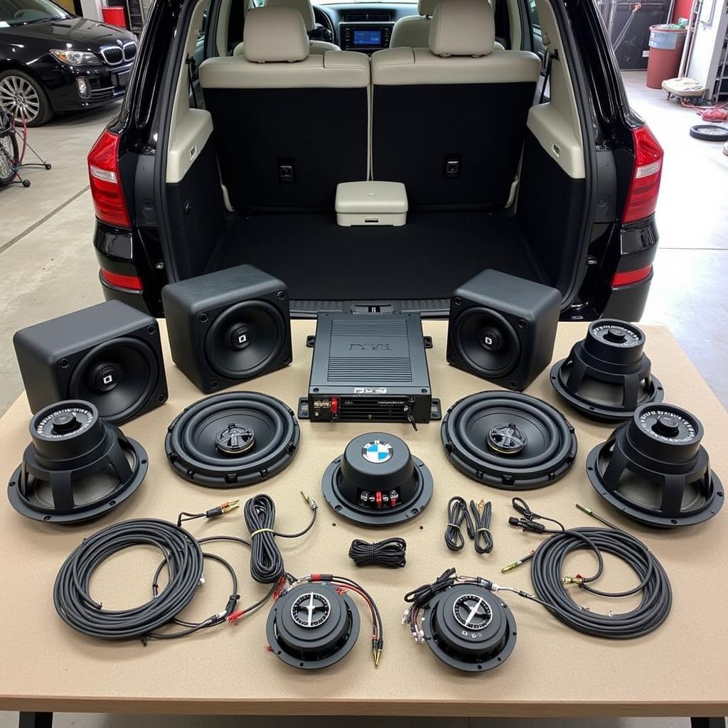 BMW X3 Audio Upgrade Components