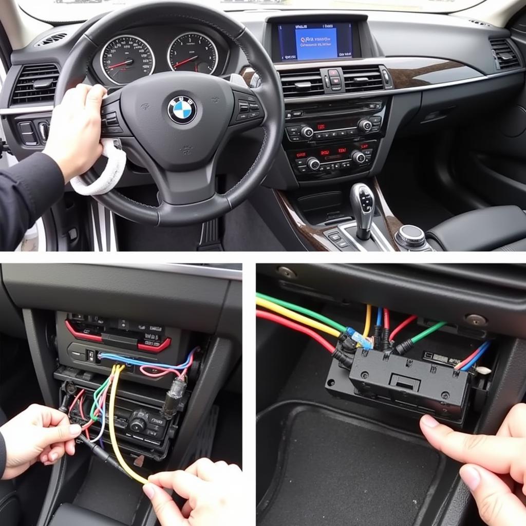 BMW X3 Audio Wiring Harness Inspection