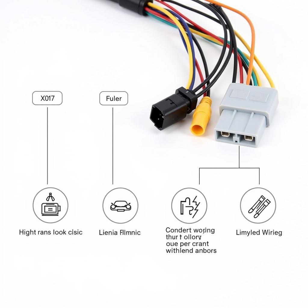 BMW X3 E83 Audio Wiring Harness