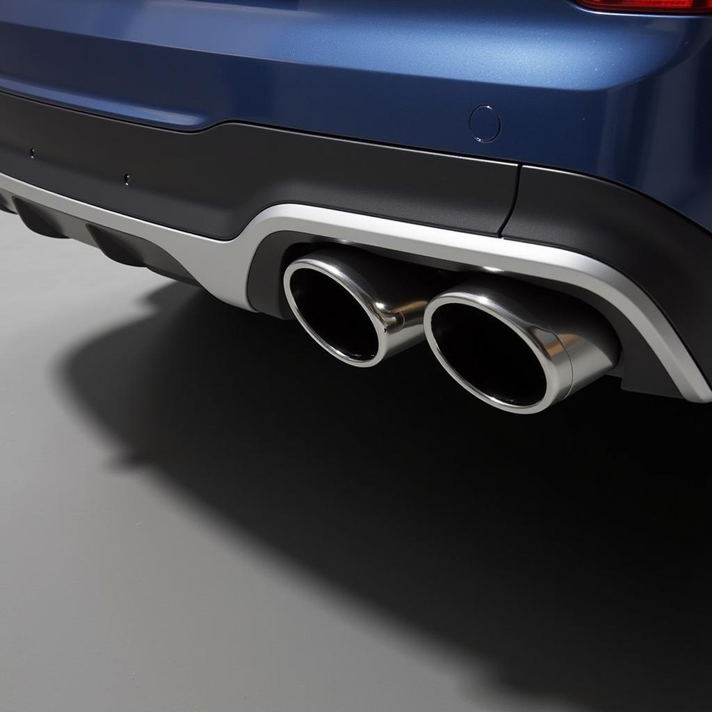 BMW X5 40i M Sport Exhaust Tips Close-up