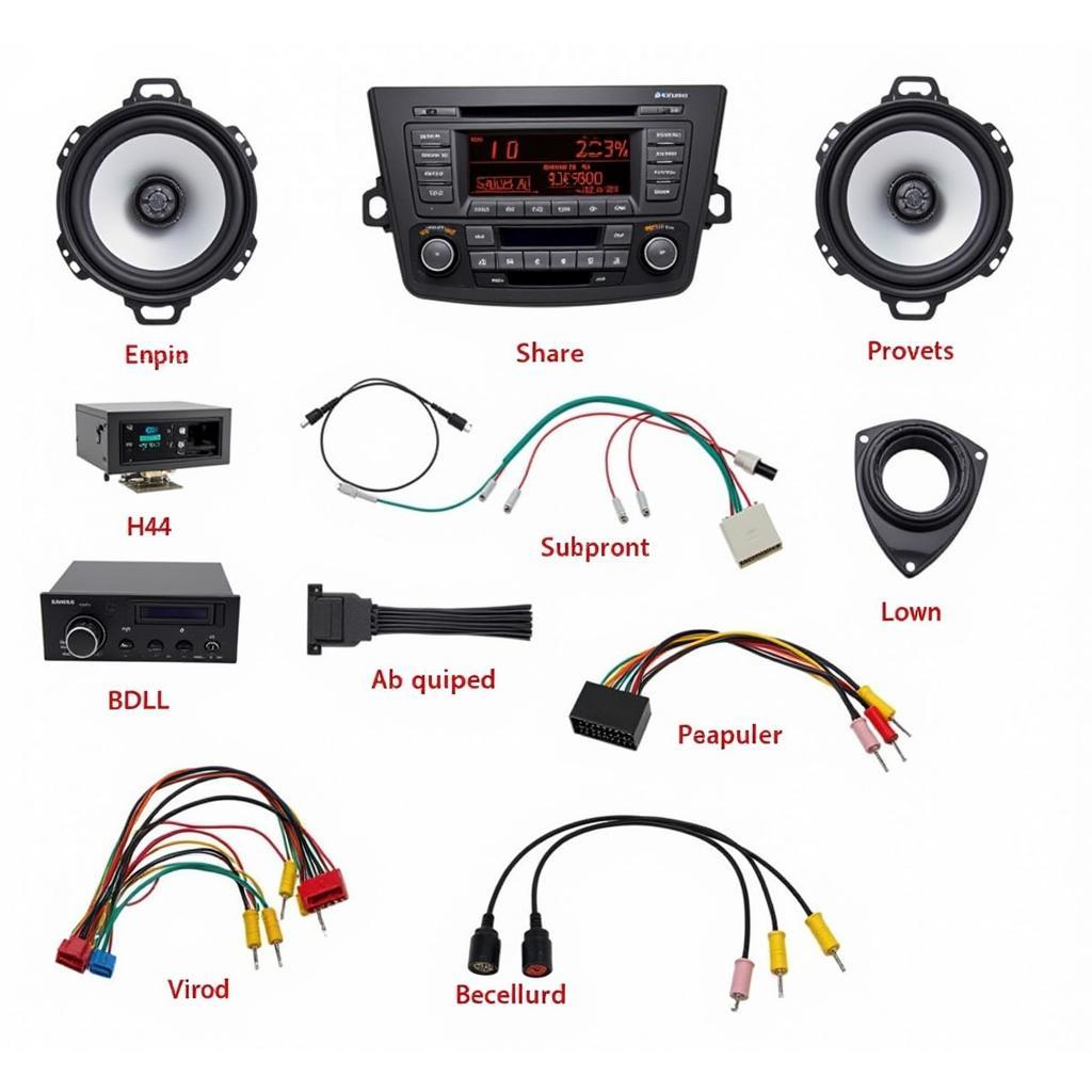 BMW X5 E53 Factory Audio System Components