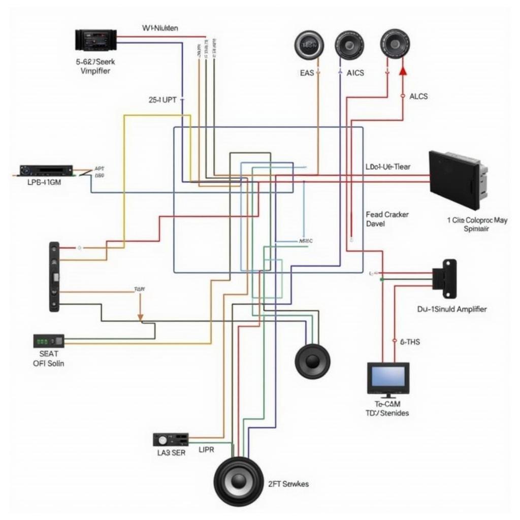 BMW X5 E70 Audio System Wiring Diagram