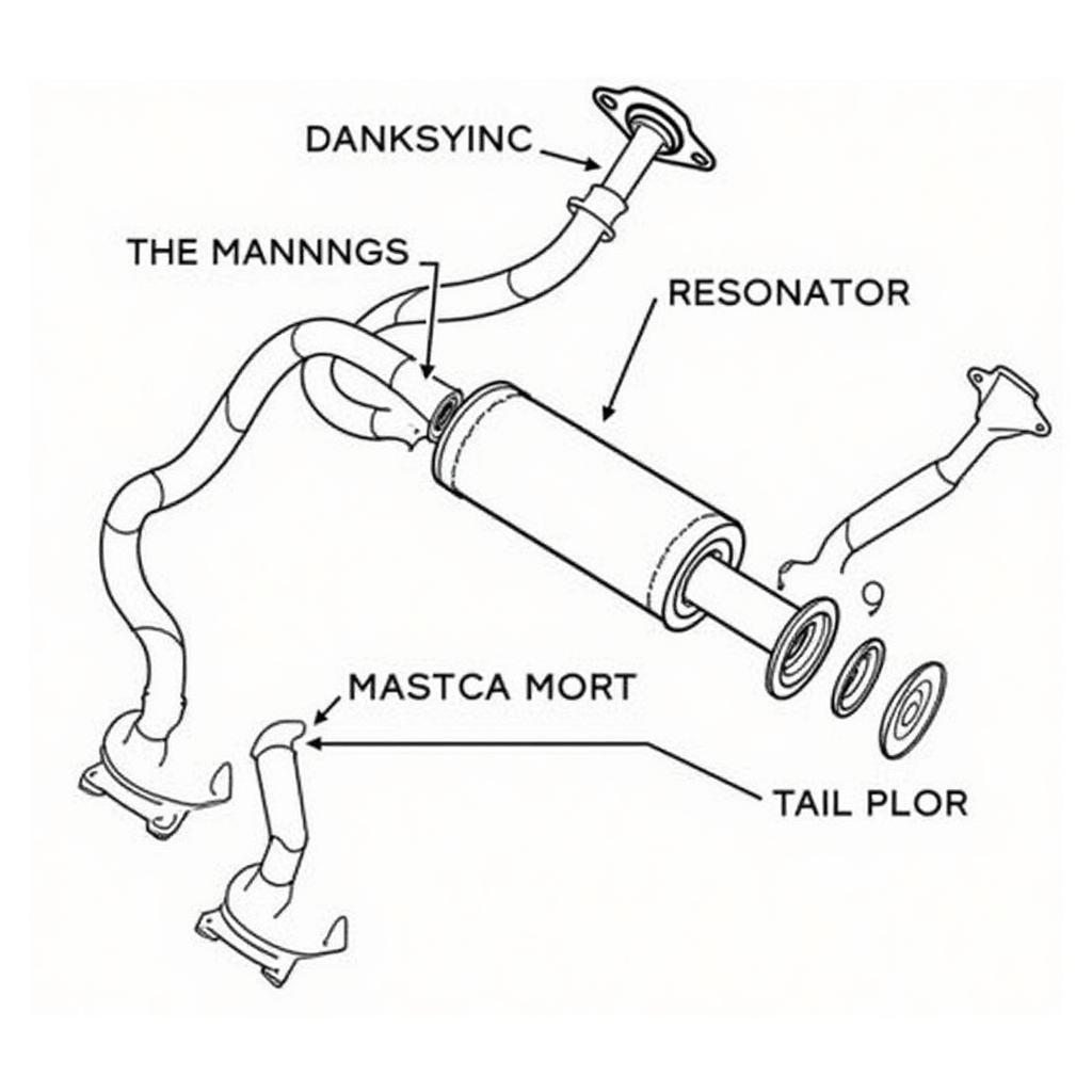 BMW Z3 Exhaust System Diagram