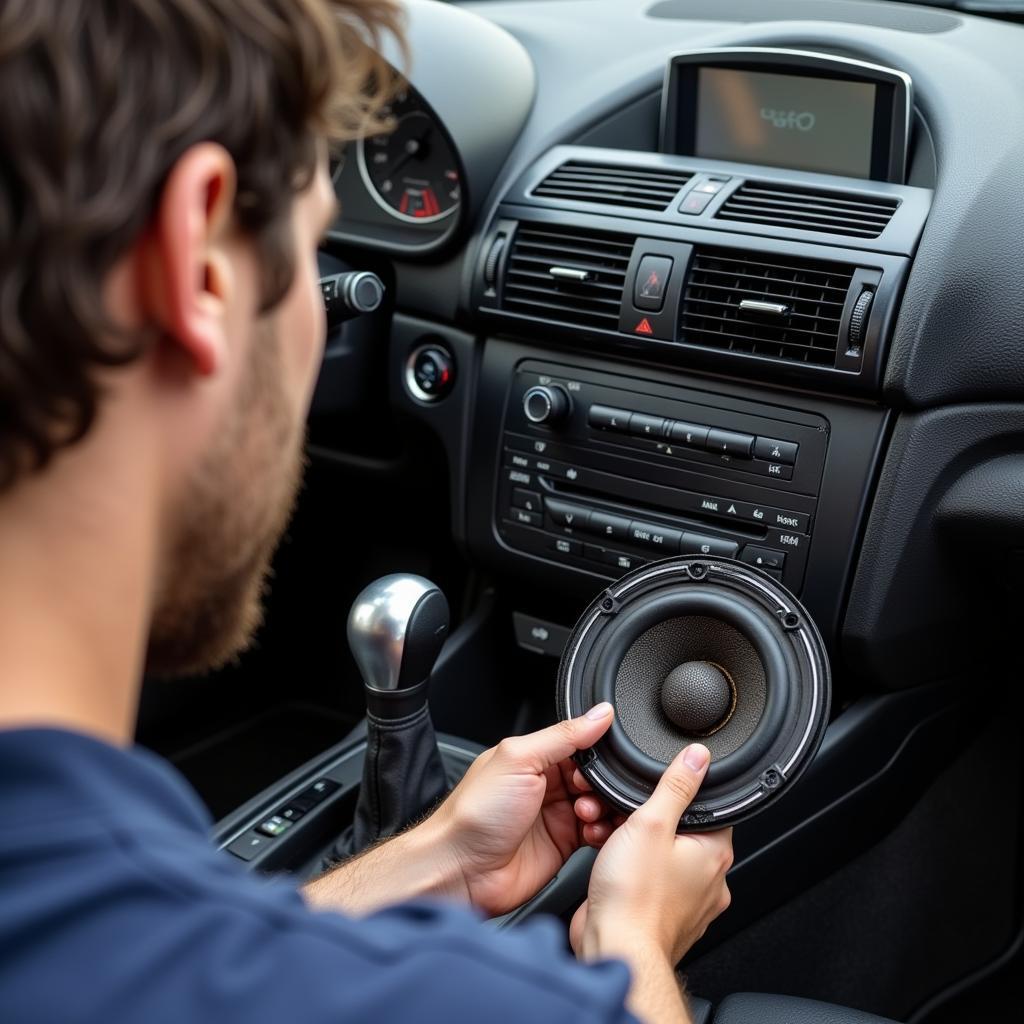 BMW Z3 Speaker Inspection Process