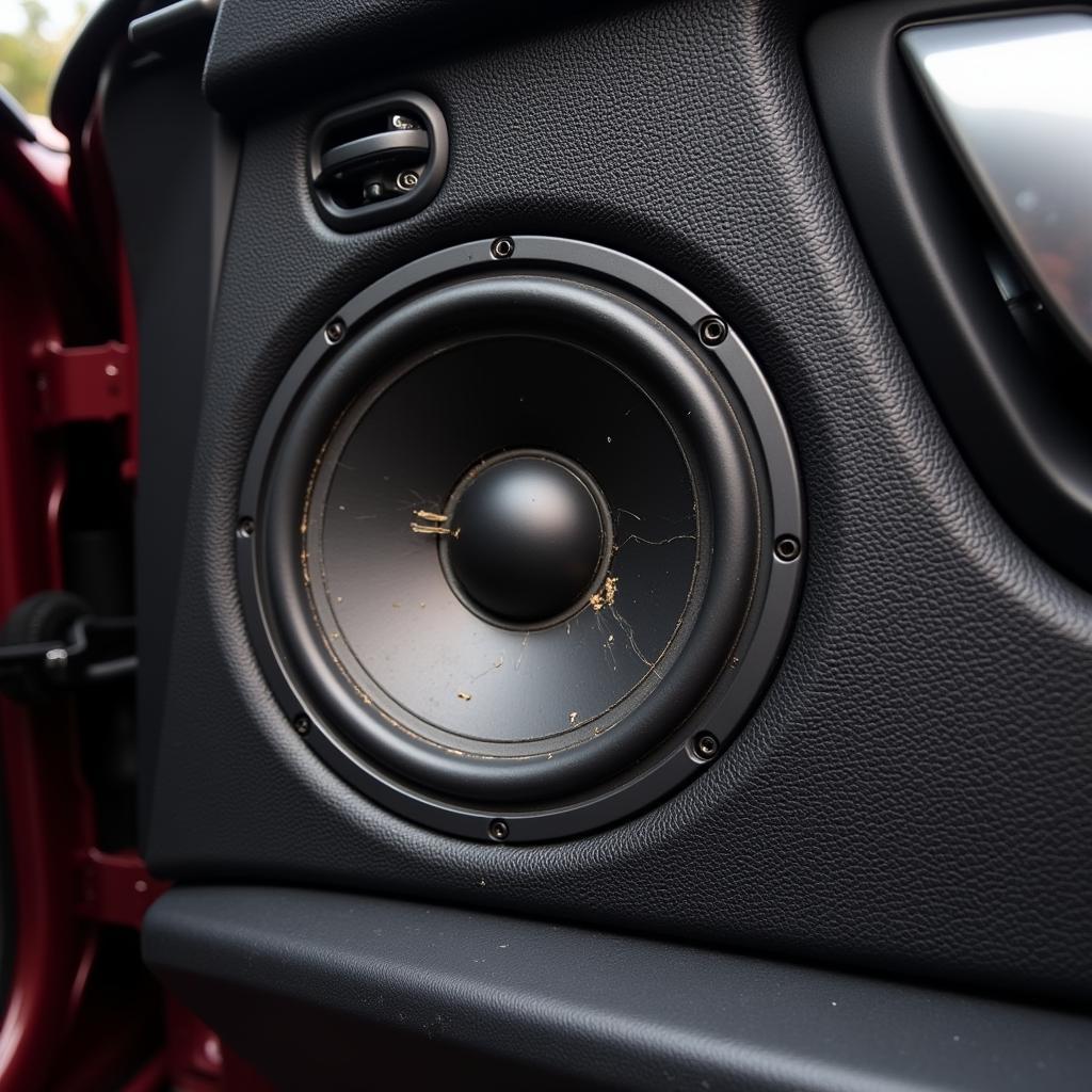 BMW Z4 Blown Speaker