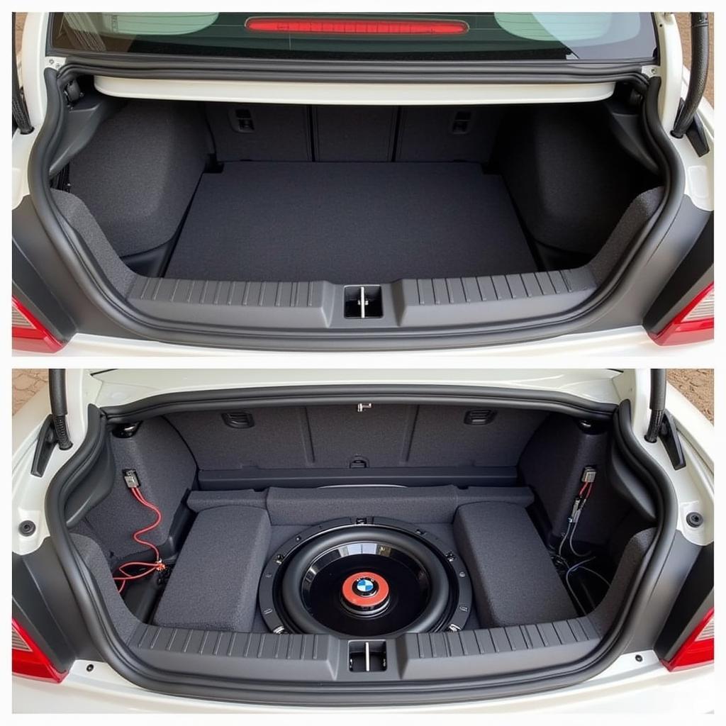 BMW Z4 Subwoofer Installation