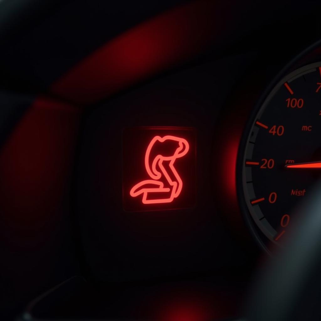 Brake Warning Light Illuminated on Dashboard