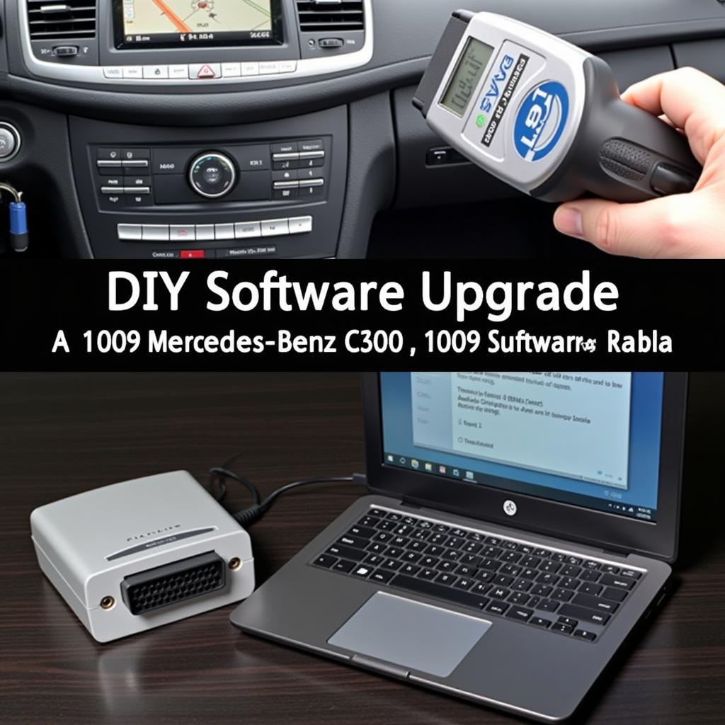 Connecting OBD-II Scanner to 2009 Mercedes C300 for Software Update