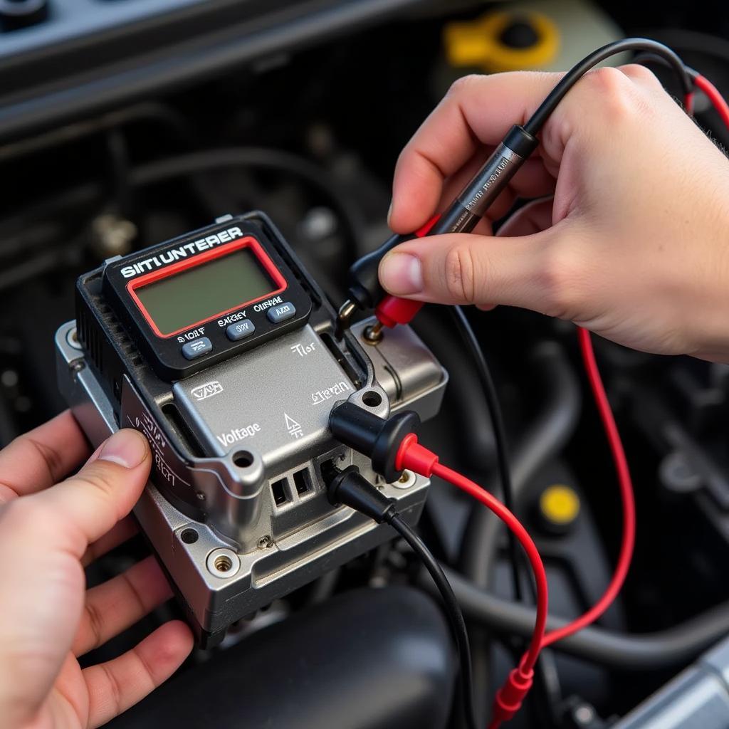 Testing Car Alternator with Multimeter