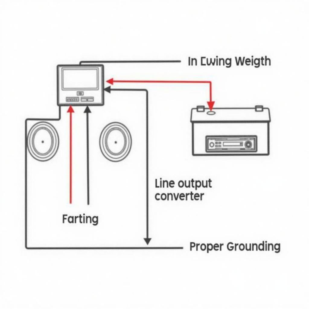 Car Amp Wiring Diagram for Factory Radio