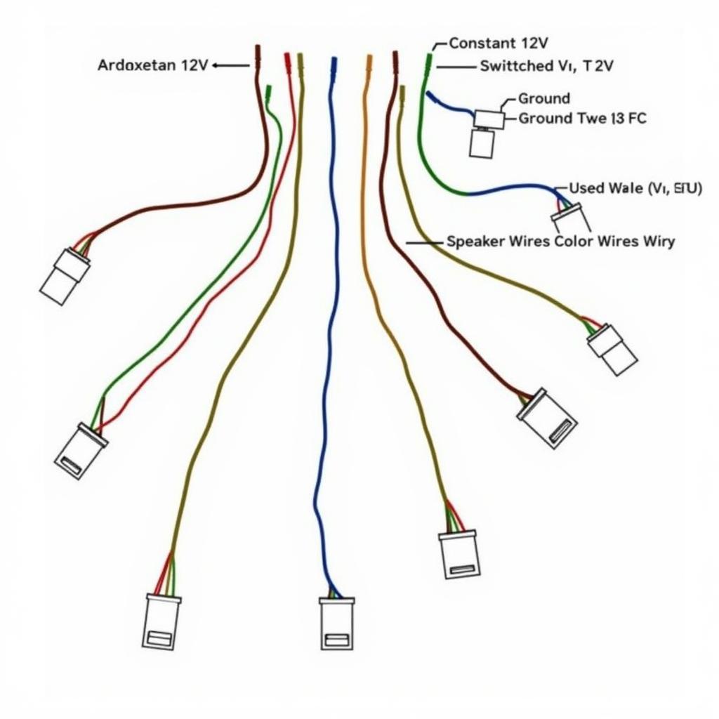 Car Audio Wiring Color Codes