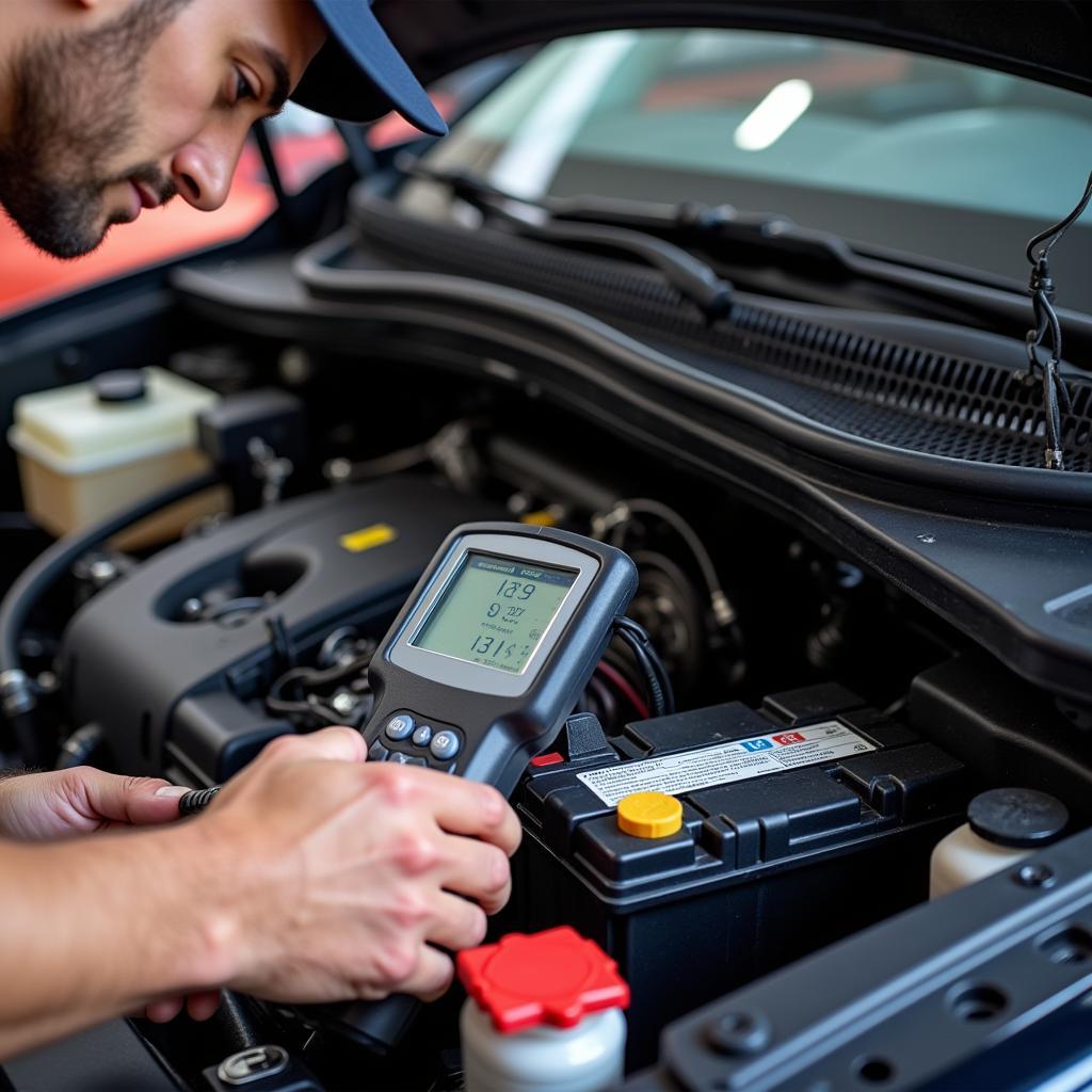 Checking Car Battery and Alternator