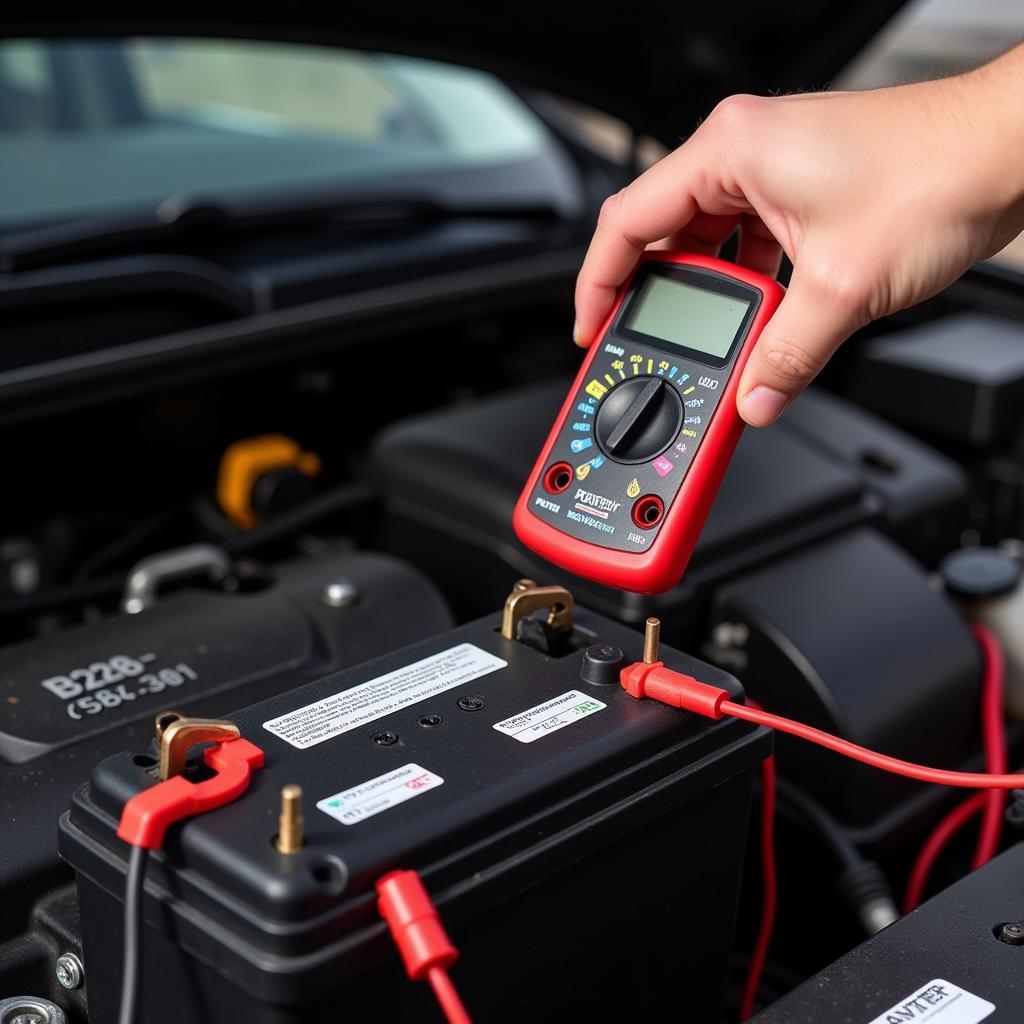 Checking Car Electrical System for Bluetooth Feedback