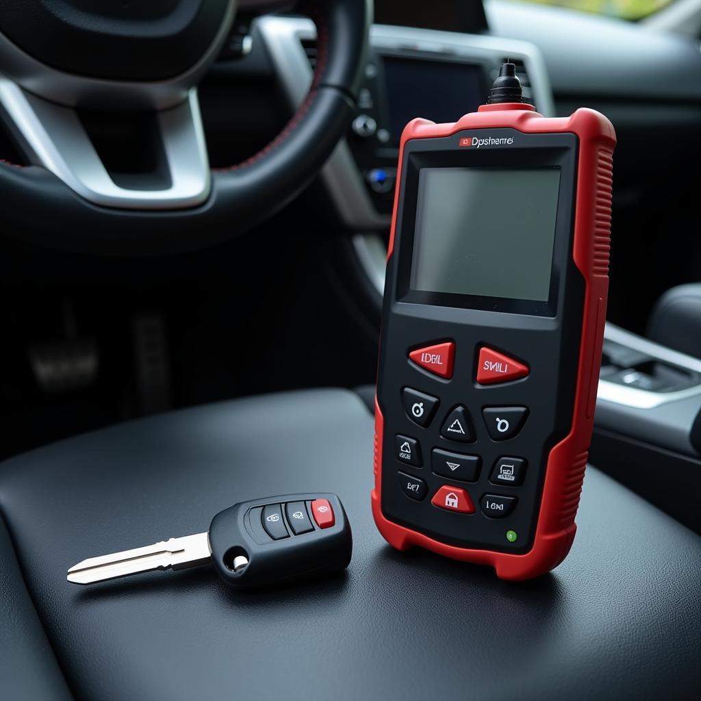 Car Key Fob and Diagnostic Scanner