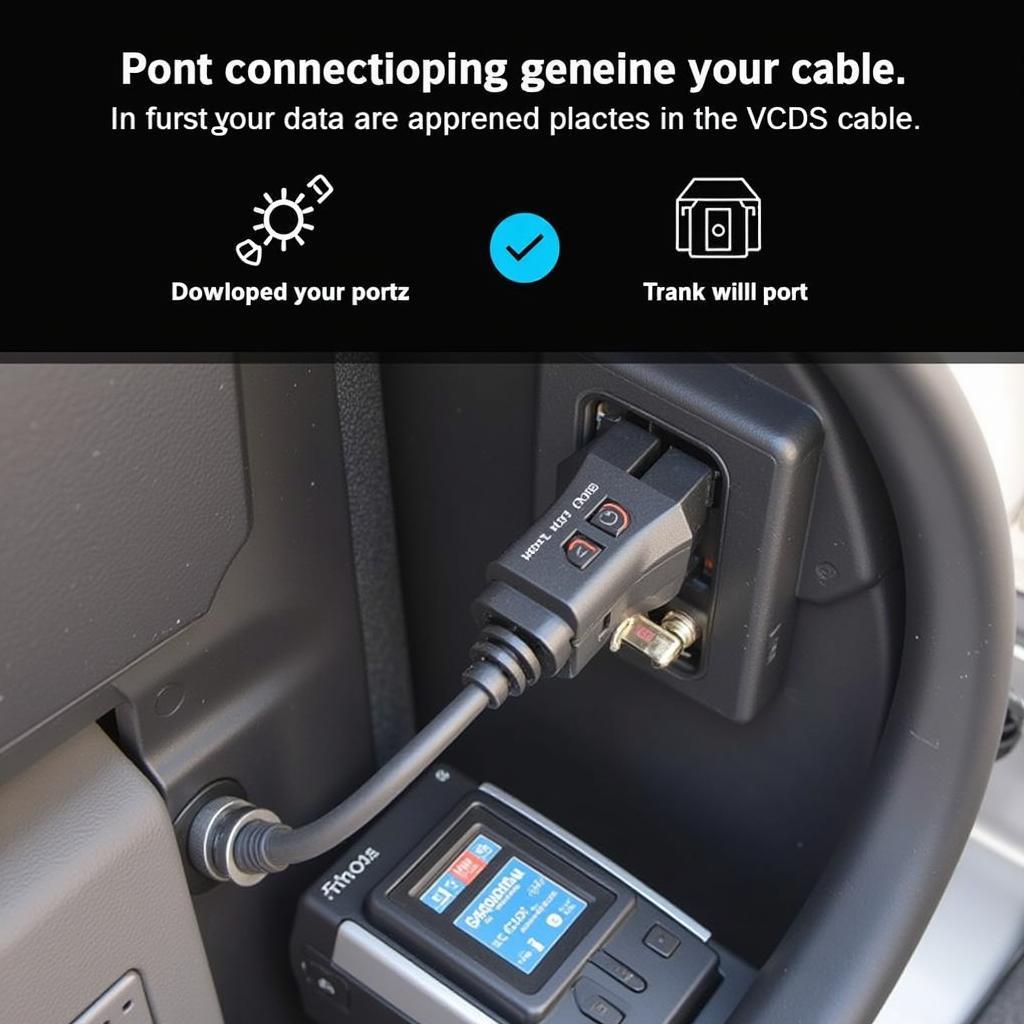 Car OBD Port VCDS Connection