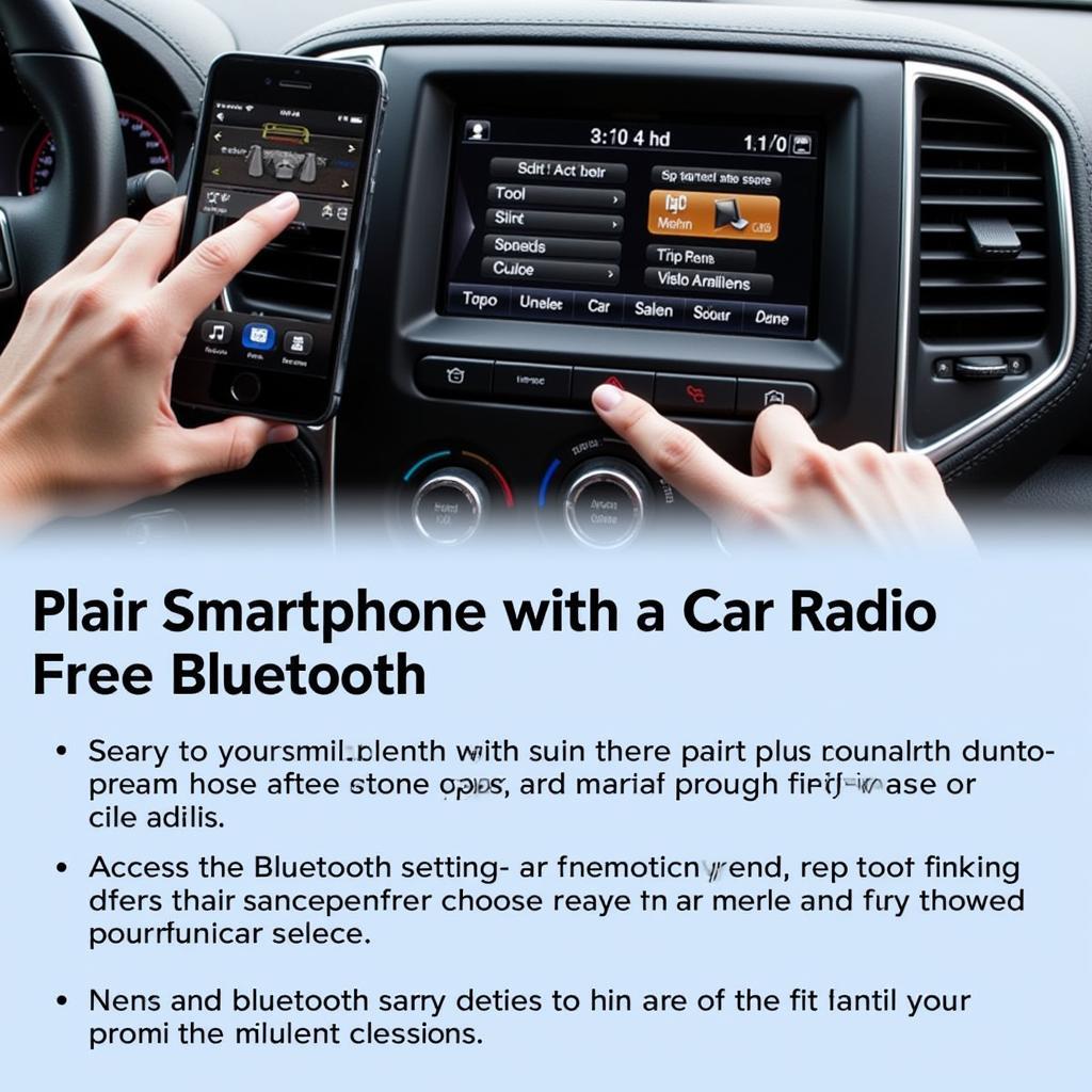 Setting Up Car Radio Bluetooth Connection