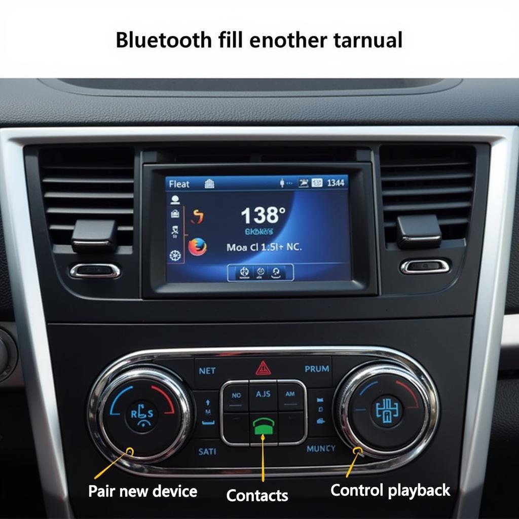 Car Radio Bluetooth Interface