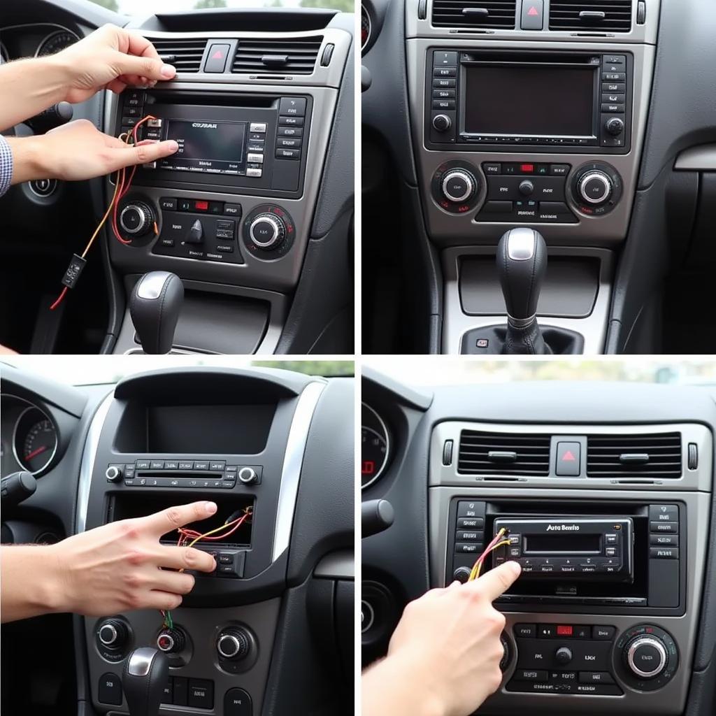 Car Radio Installation Process