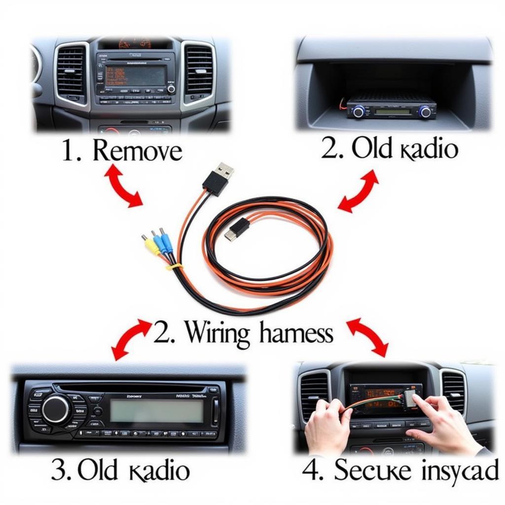 Car Radio Installation Process