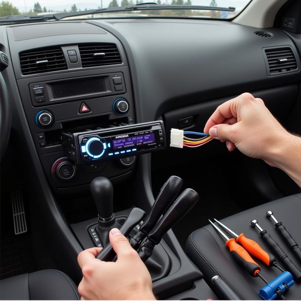 Car radio installation process in New Jersey