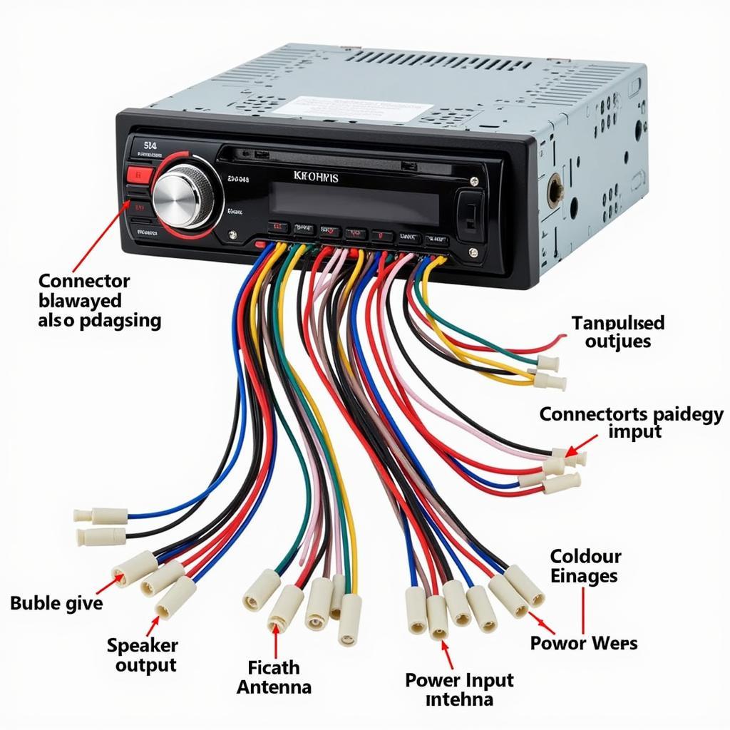 Car Radio Wiring Harness Diagram