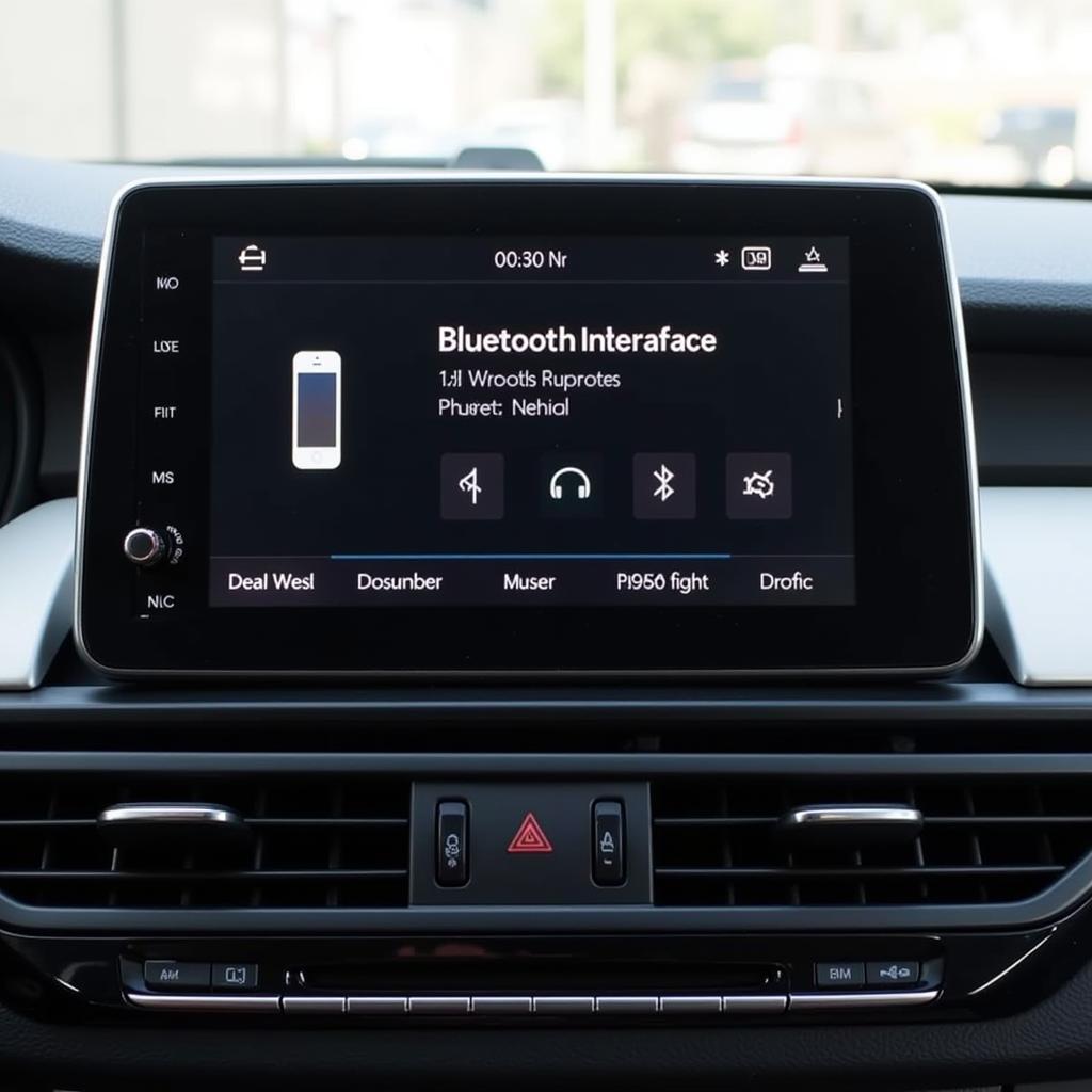 Car Stereo with Built-in Bluetooth Interface