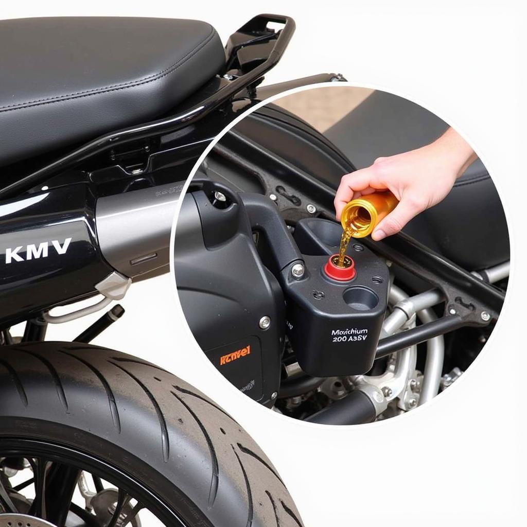 Checking BMW K1200 Brake Fluid Level