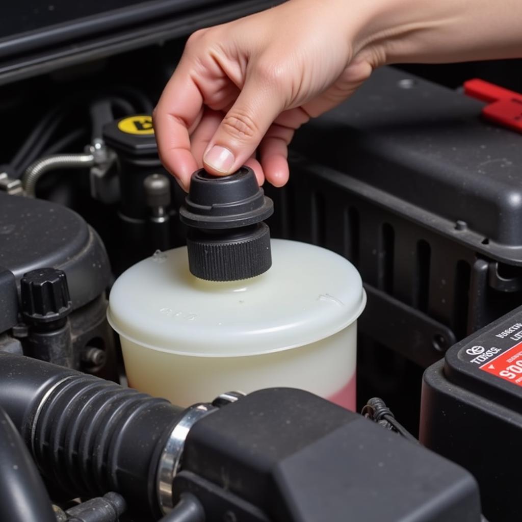 Checking Brake Fluid Level in Toyota 4Runner