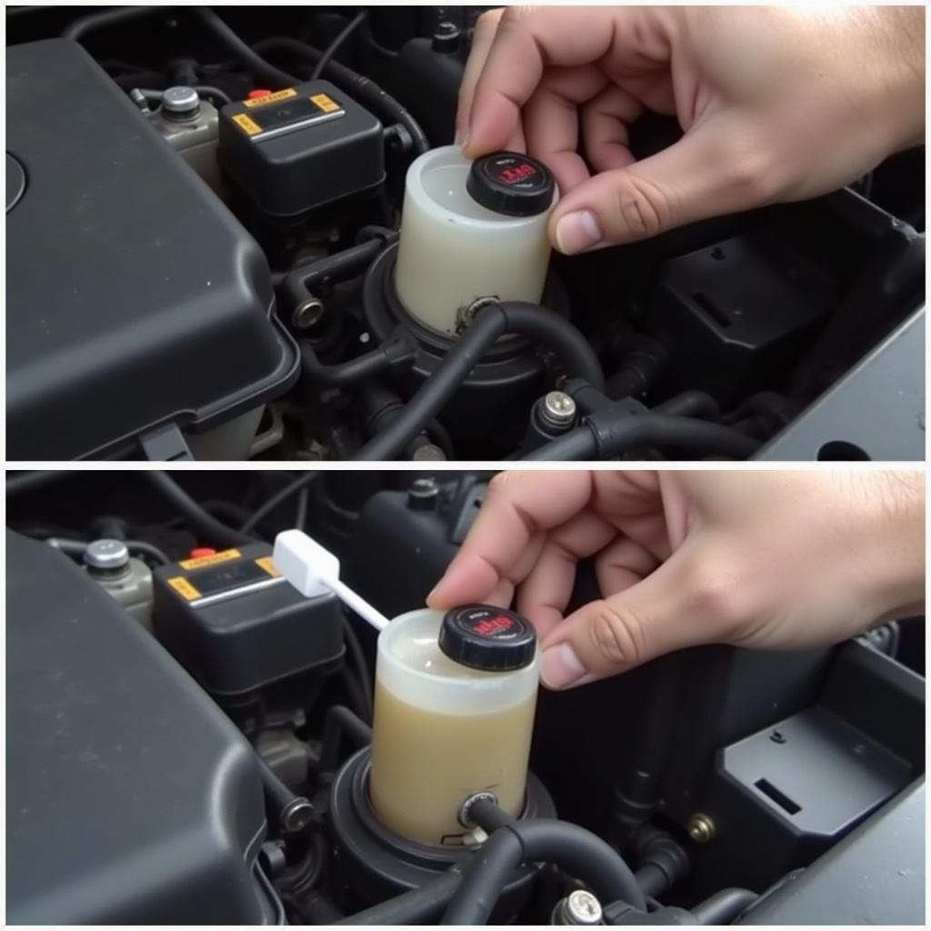 Checking Brake Fluid in Lexus RX300