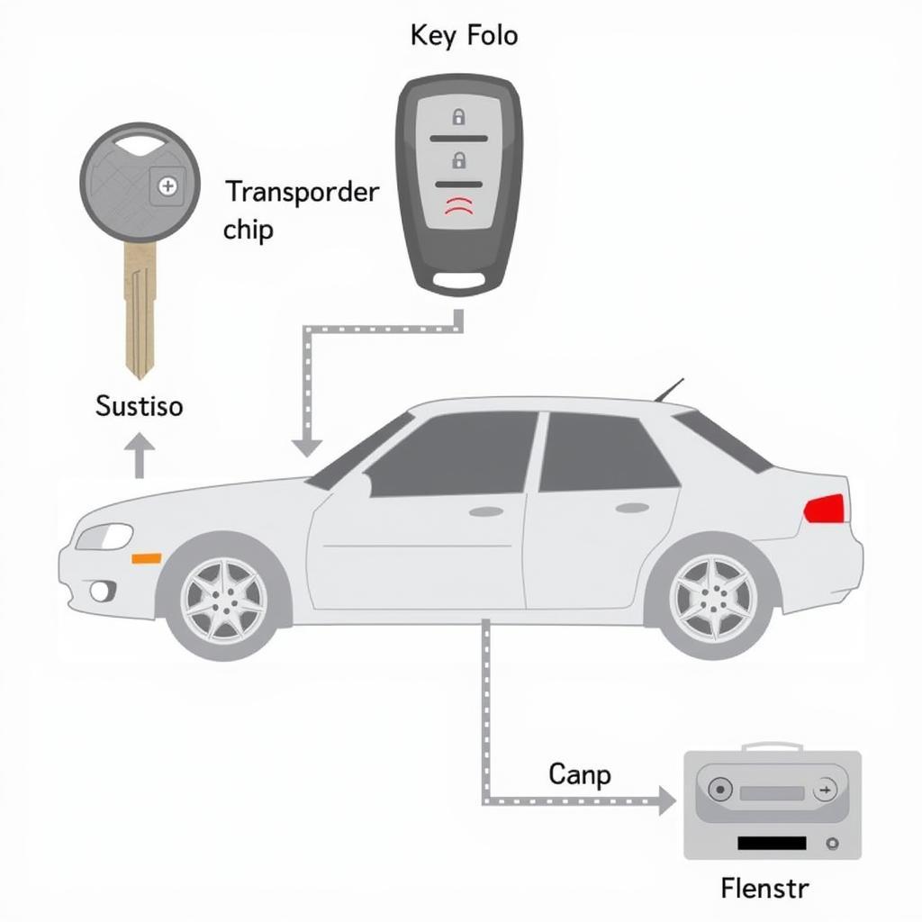 Chevy Cruze Anti-theft System Components Diagram