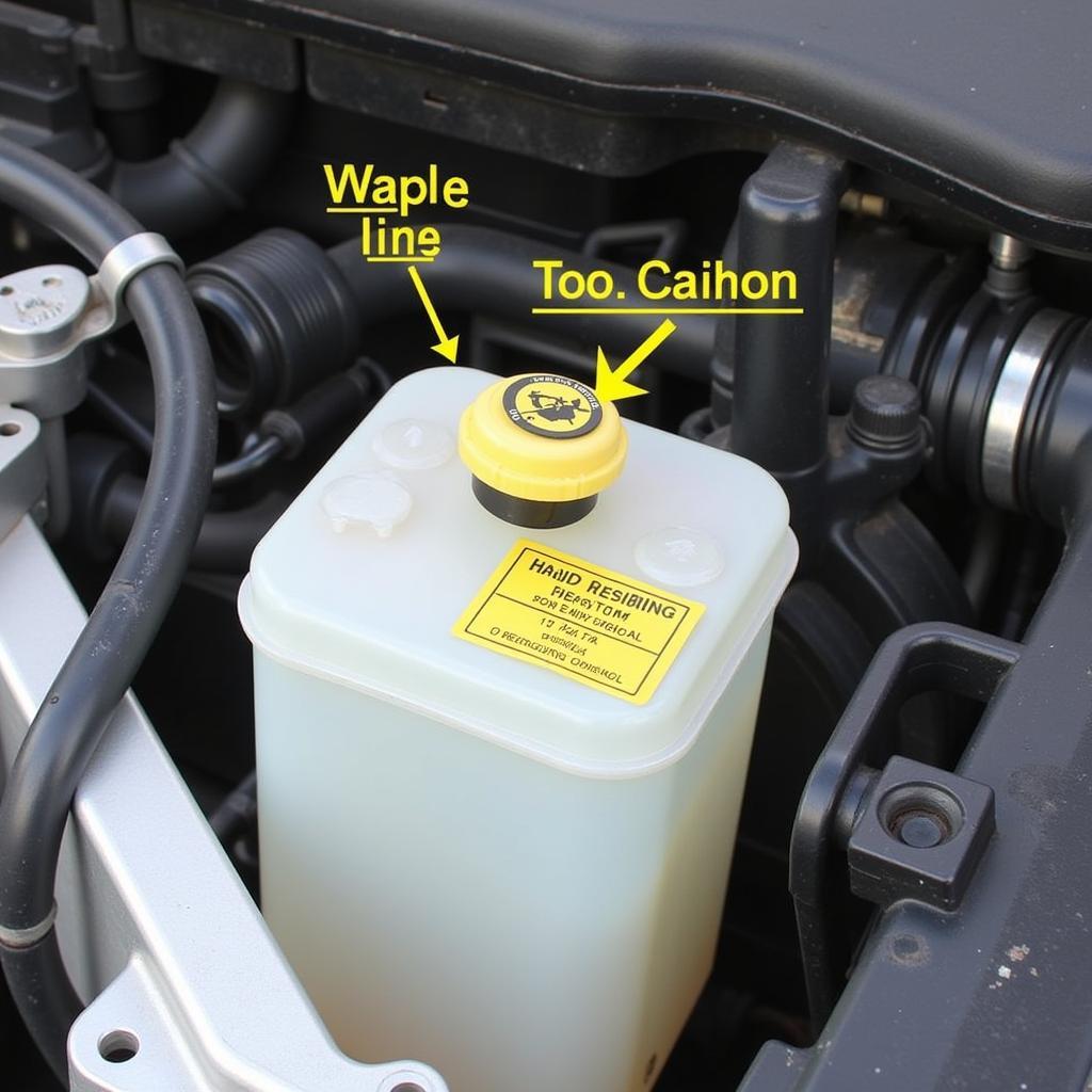 Chrysler Town and Country Brake Fluid Reservoir Location