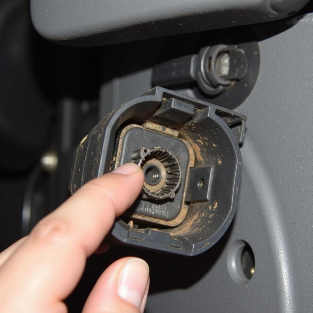 Cleaning a Corroded OBD-II Connector on a Mercedes Sprinter