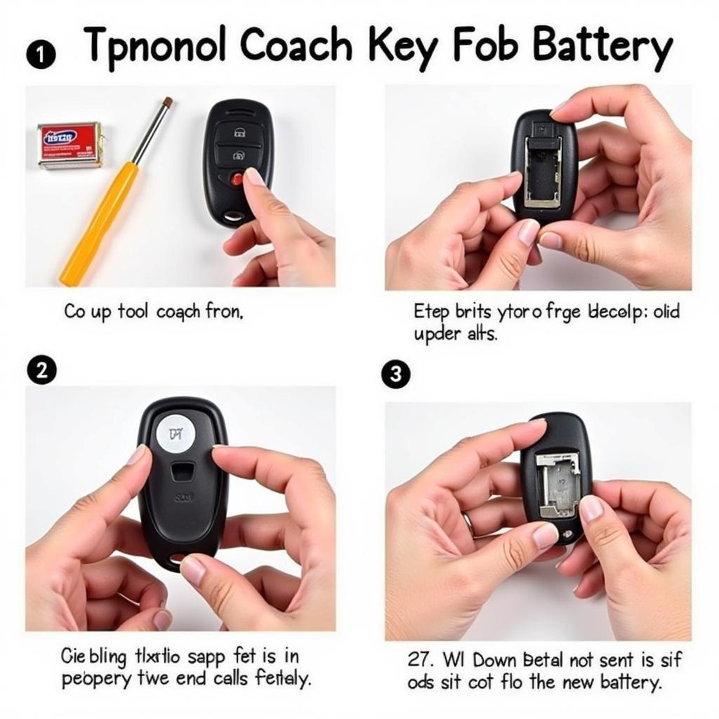 Replacing a Coach Key Fob Battery