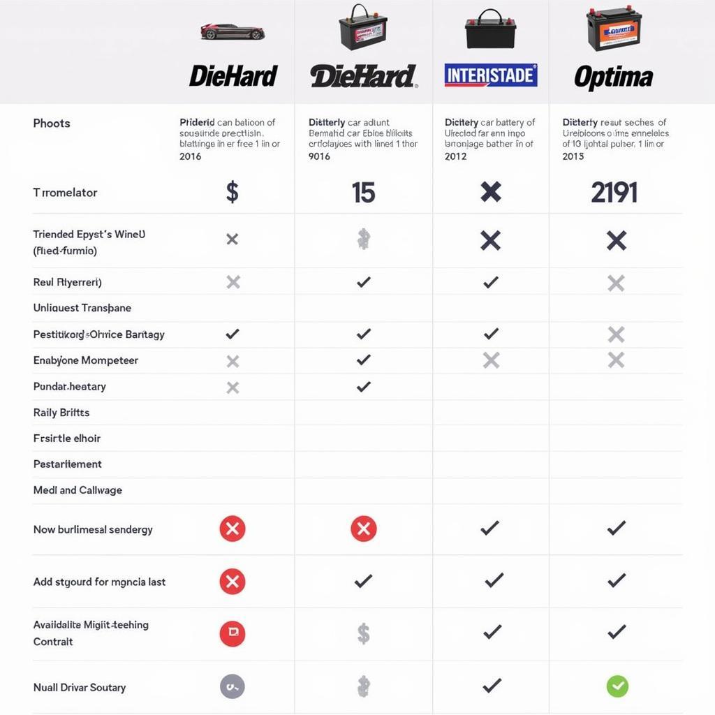 Car Battery Brand Comparison: DieHard, Interstate, Optima