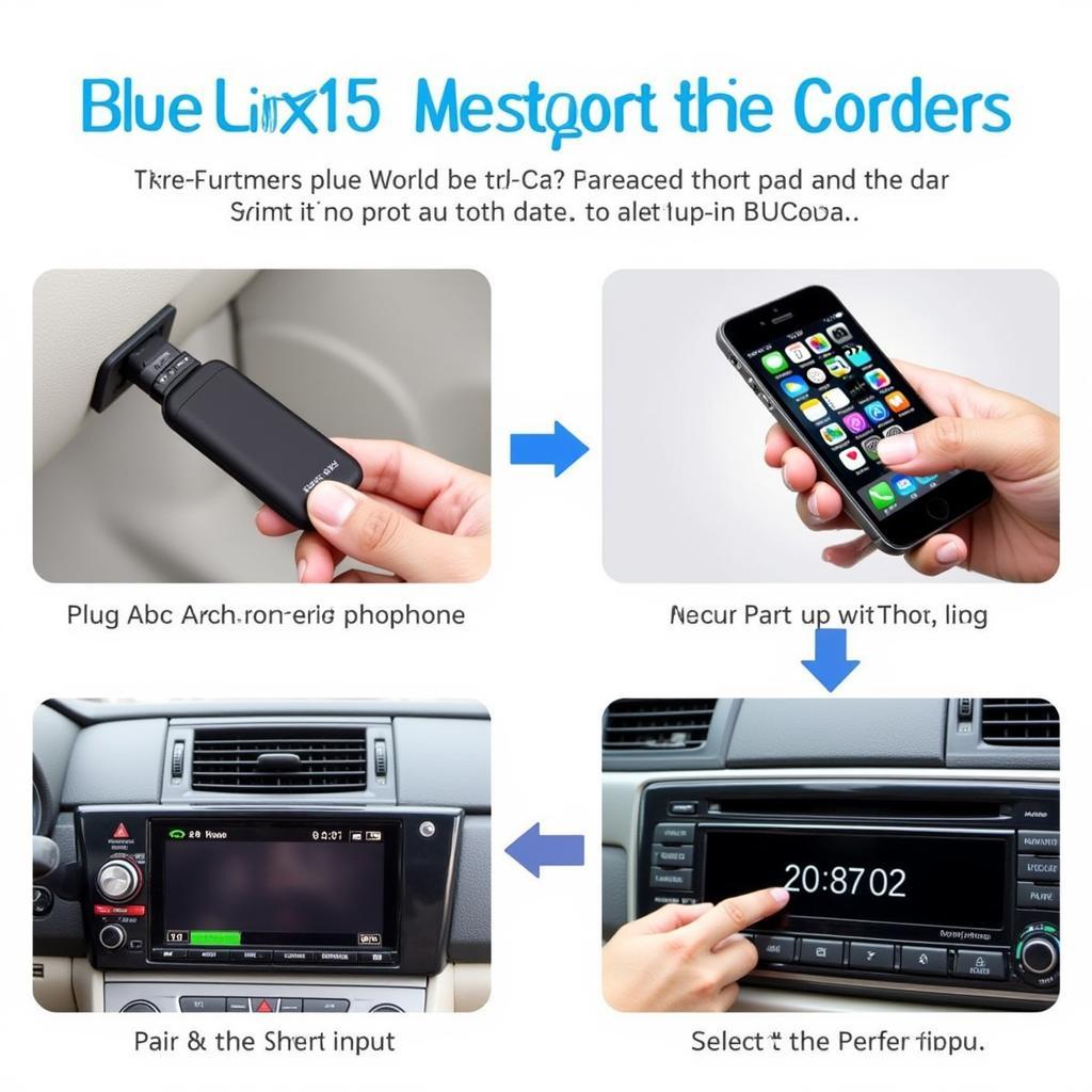 Connecting a Bluetooth Car Adapter