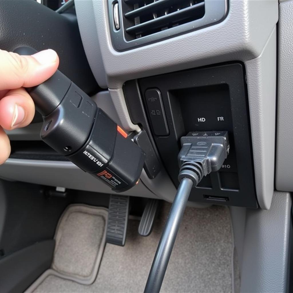 Connecting VCDS Interface to OBD Port