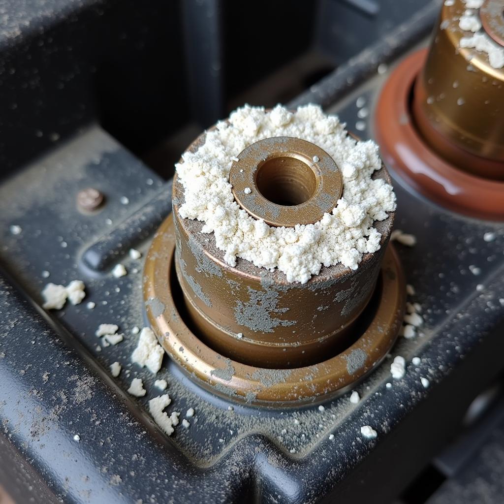 Corroded Car Battery Terminals