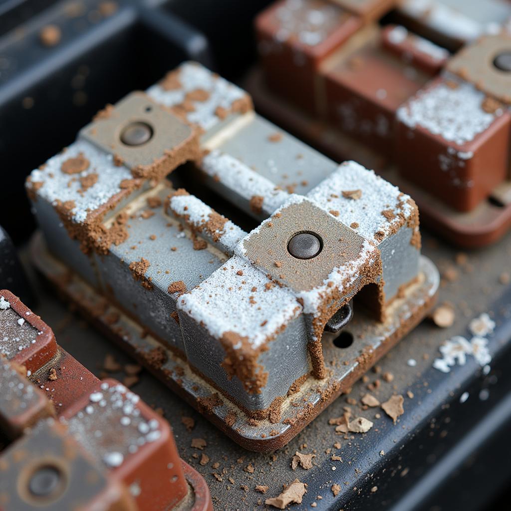 Corroded Car Battery Terminals