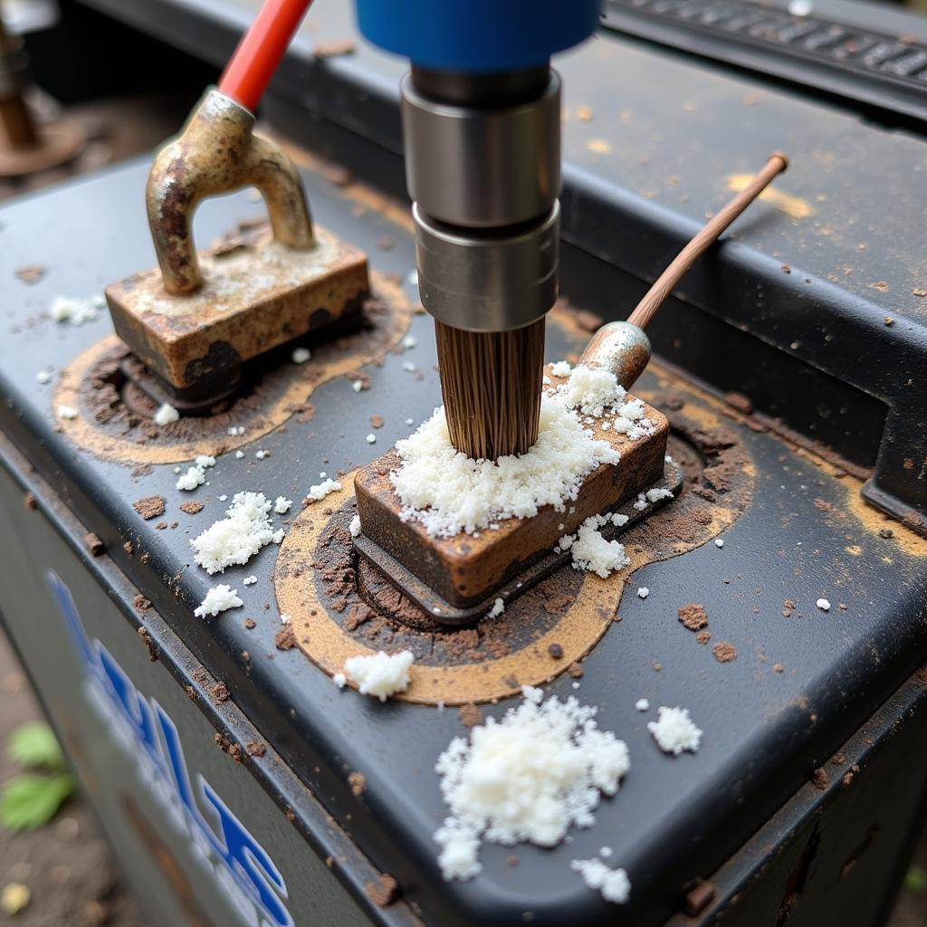 Corroded Car Battery Terminals