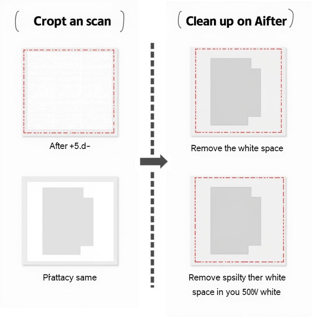 Cropping and Cleaning Scans to Reduce Size