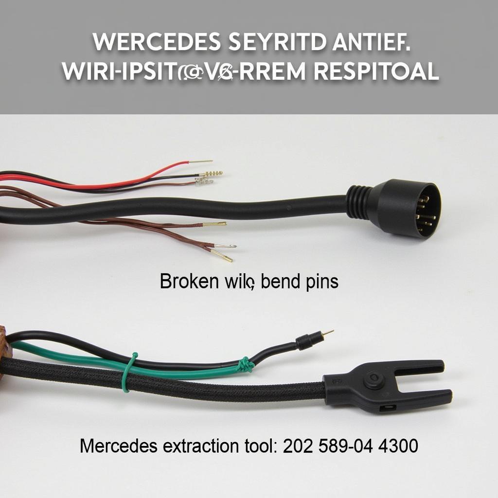 Damaged vs. Intact Wiring Harness