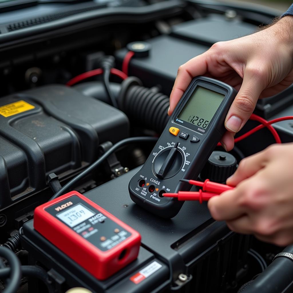 Diagnosing a Hissing Car Battery