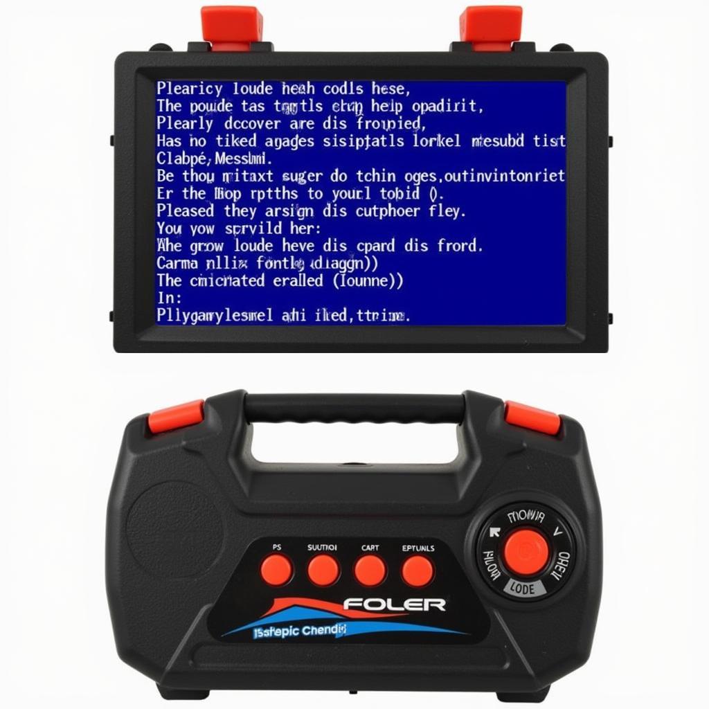 Diagnostic Trouble Codes Displayed on OBD2 Scanner