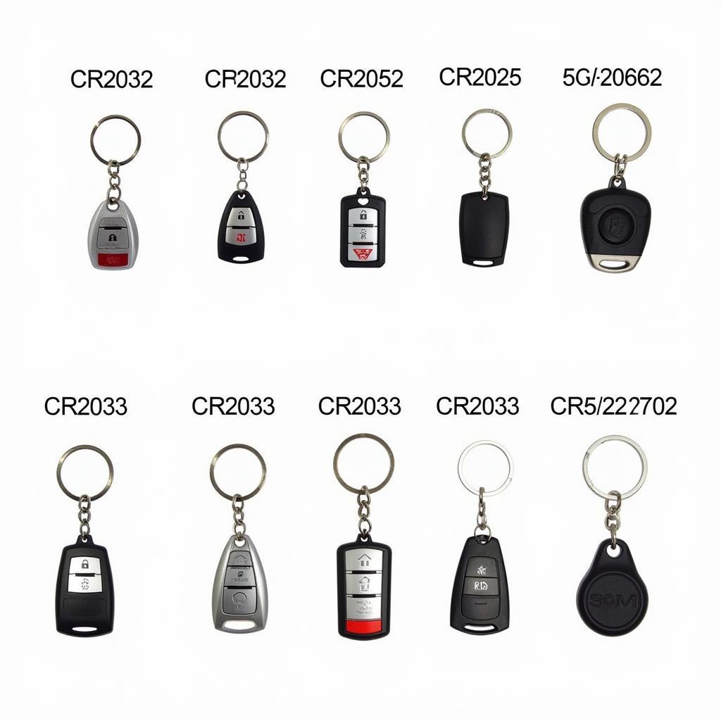 Different Key Fob Battery Types